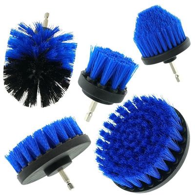 9PC Blue Grout Brush Drill attachement éponge roue de voiture Détails