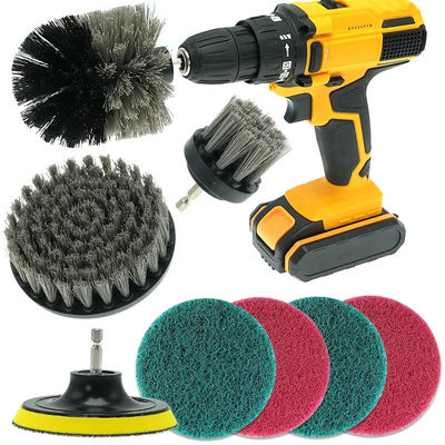 Oem 8pc Set de pinceau de forage Power Scrubber salle de bains Nettoyage de voiture