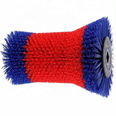 Pinceau de sapin de vache rouge et bleu résistant à l'usure