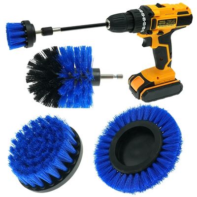 Nettoyeur à pinceau de forage de couleur bleue pour un nettoyage efficace des surfaces