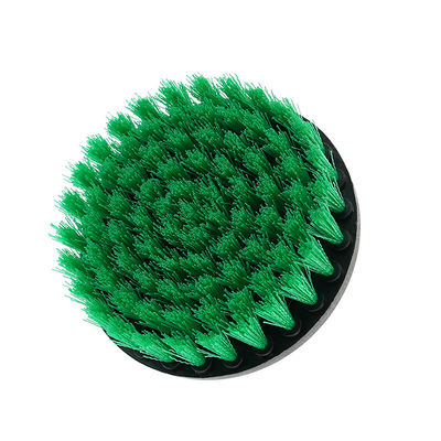 5 pouces de broyeur de couleur verte de fixation de la brosse pour le nettoyage de différentes surfaces