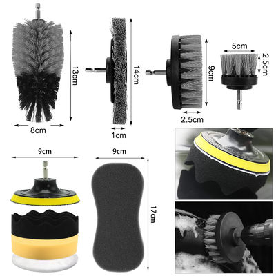 Couleur grise 33pcs pinceau de détails de voiture avec logo personnalisé