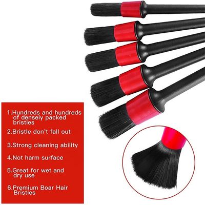 5 différentes tailles de brosse de nettoyage de voiture