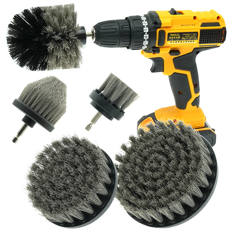 Purificateur de sol électrique, pinceau de forage, kit de nettoyage, kit de forage, ensemble d'accessoires pour le nettoyage de voiture