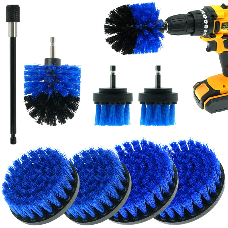 Kit de nettoyage ménager de forage à pinceau de 6 pouces