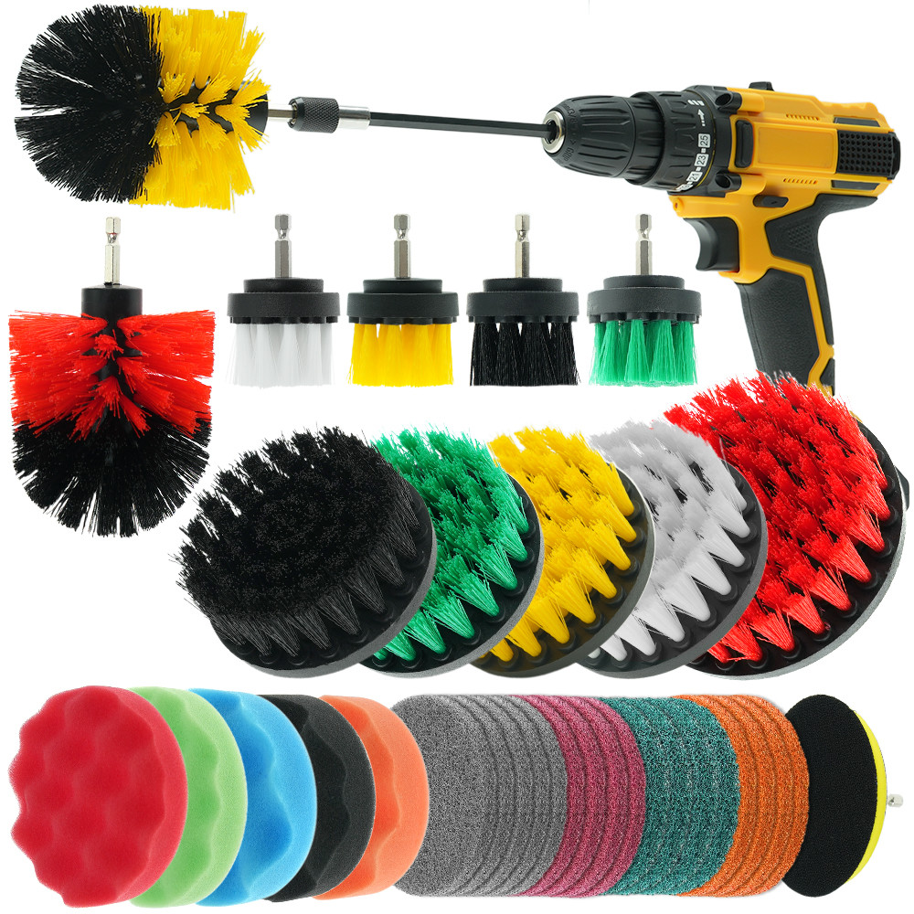 35PC ensemble de broyeur à pinceau de nettoyage à usage général