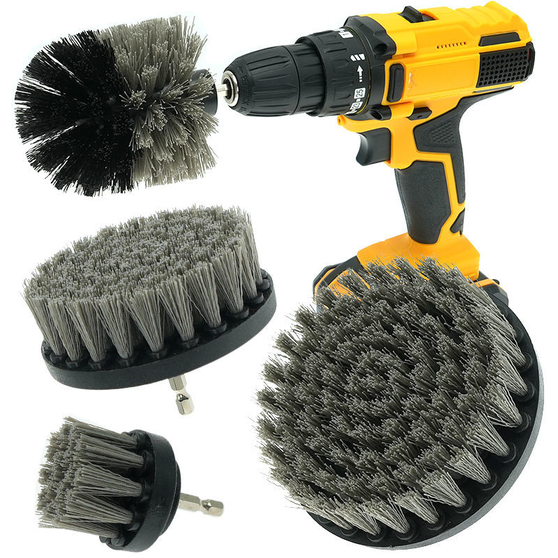 Maison facile à nettoyer 4 pièces broyeur à brosse pour la cuisine salle de bain nettoyage automatique