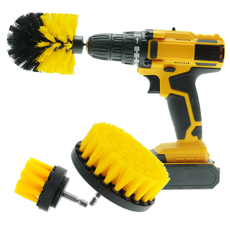 Pinceau de forage de tuiles de style attachement Pinceau de forage adapté au nettoyage / au nettoyage