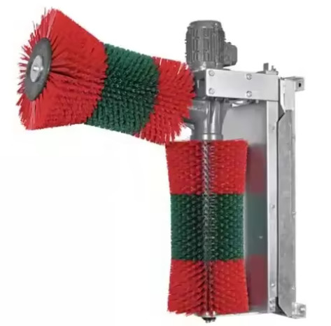 Durabilité La brosse de massage du bétail résistante à l'usure Pp / Nylon Pour le toilettage doux des vaches