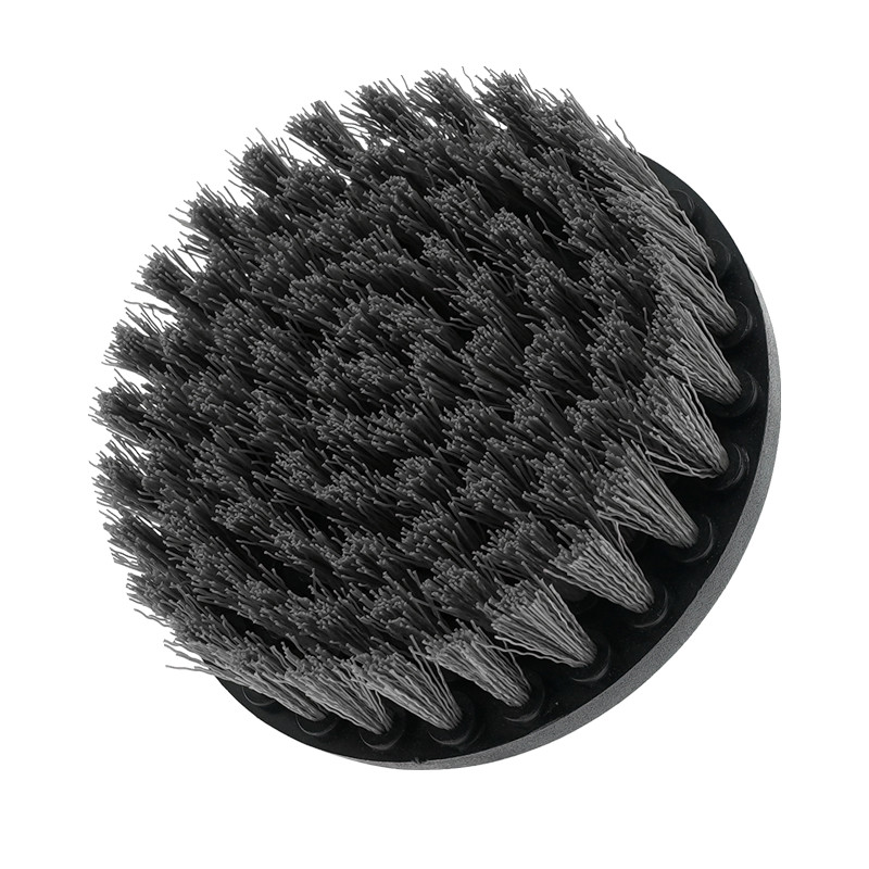 La brosse à forer Couleur grise 5 pouces Taille boîte de nettoyage de voiture Avec la perceuse