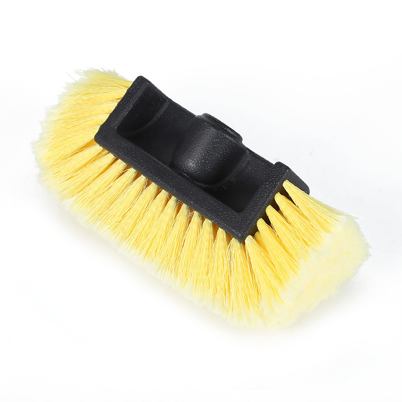 Tête de brosse de nettoyage interchangeable pour la poignée télescopique de la partie supérieure de la manche