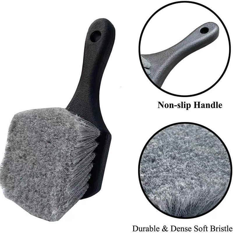 Nettoyage de voiture / brosse à pneus long manche avec Pp matériel nettoyage de voiture