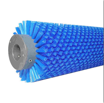 Brosse à rouleaux industriels en nylon bleu PP pour le nettoyage des fruits et légumes