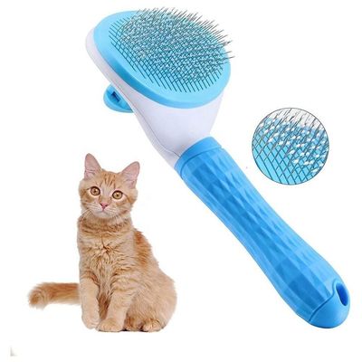 Antibactérien Pet brosse de nettoyage plus lisse Animaux de compagnie auto-nettoyer pour les chiens la chute des poils