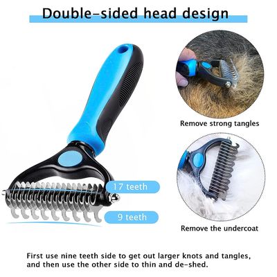 Coupe de cheveux en PET, brosse de nettoyage, peigne à chiens et chats